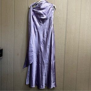 Hello Molly Lavender Backless Dress